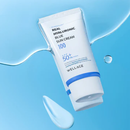 WELLAGE Real Hyaluronic Blue Sun Cream 50ml